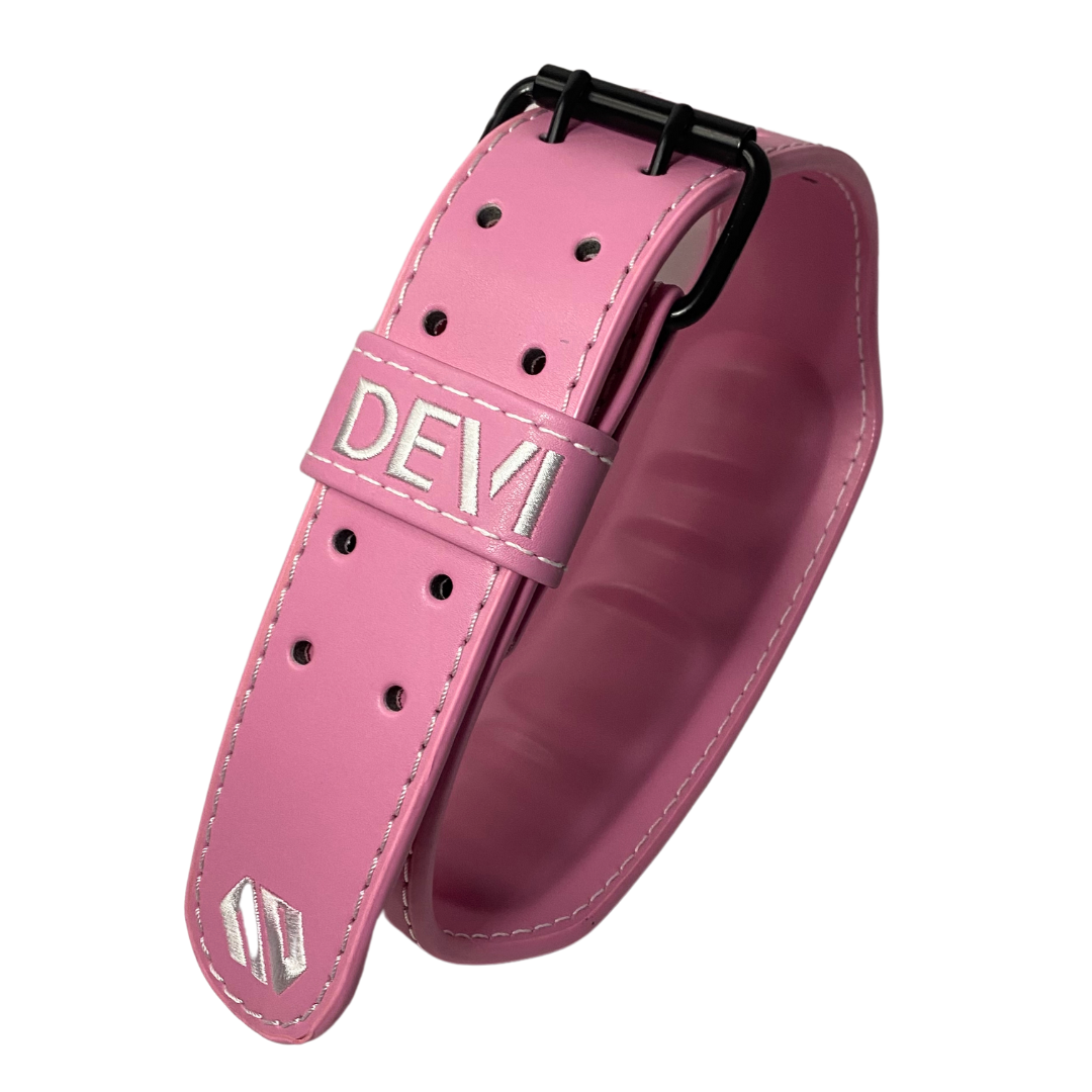 CINTURON CUERO 7MM GYM- ROSADO