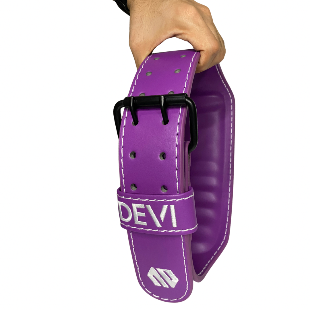 CINTURON CUERO 7MM GYM- ROSADO