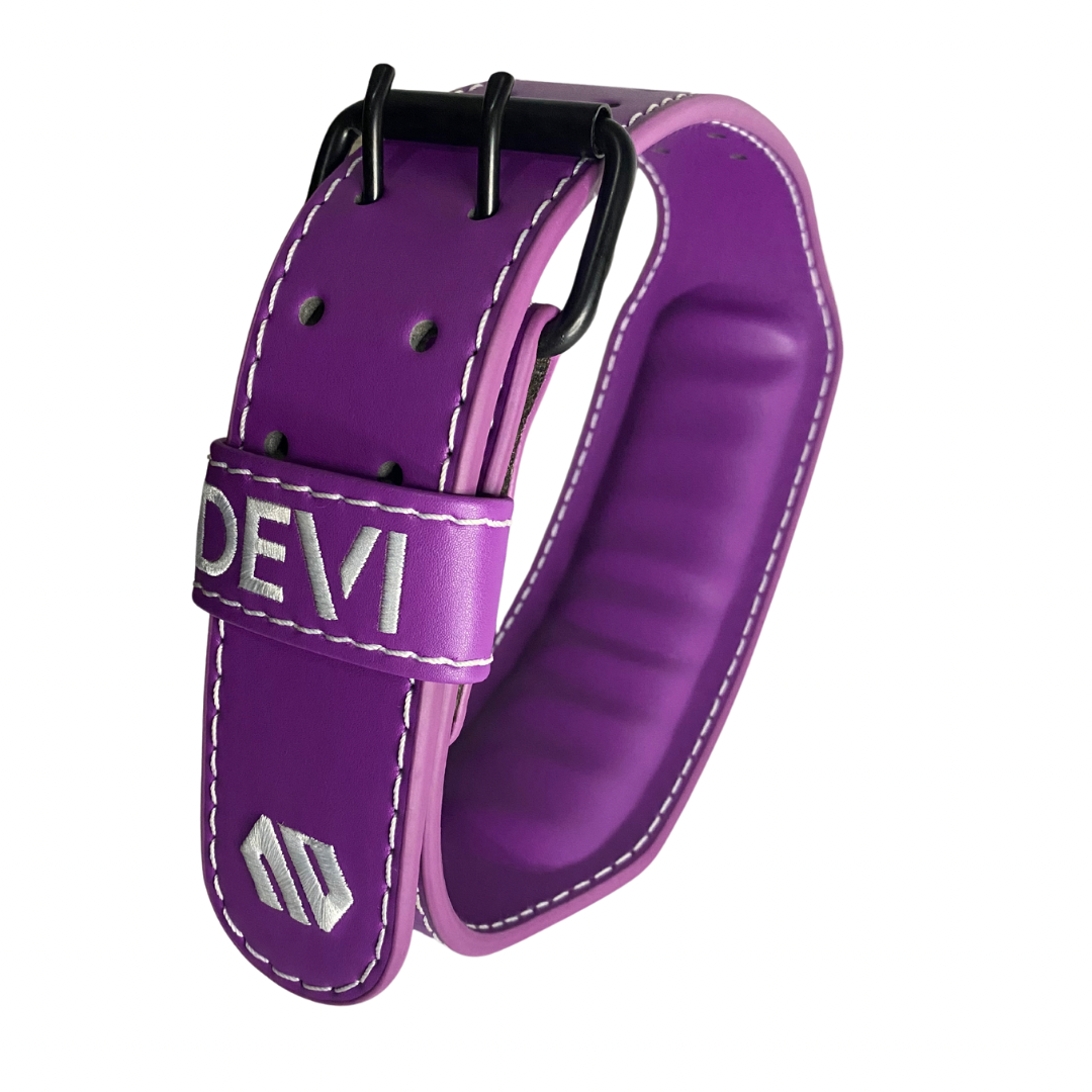 CINTURON CUERO 7MM GYM- MORADO