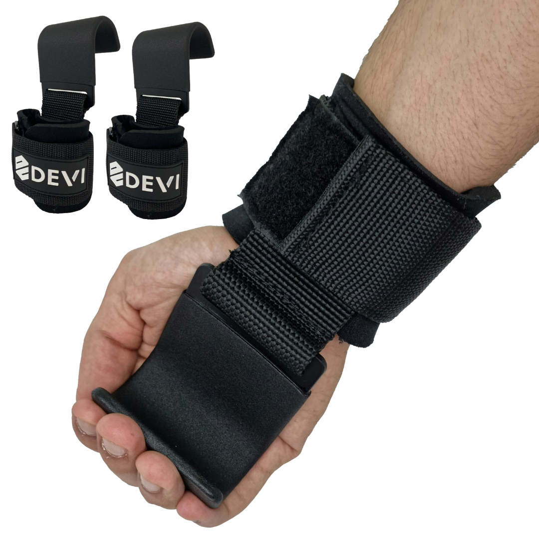 GANCHOS DE ACERO DEVI HOOKS- NEGRO