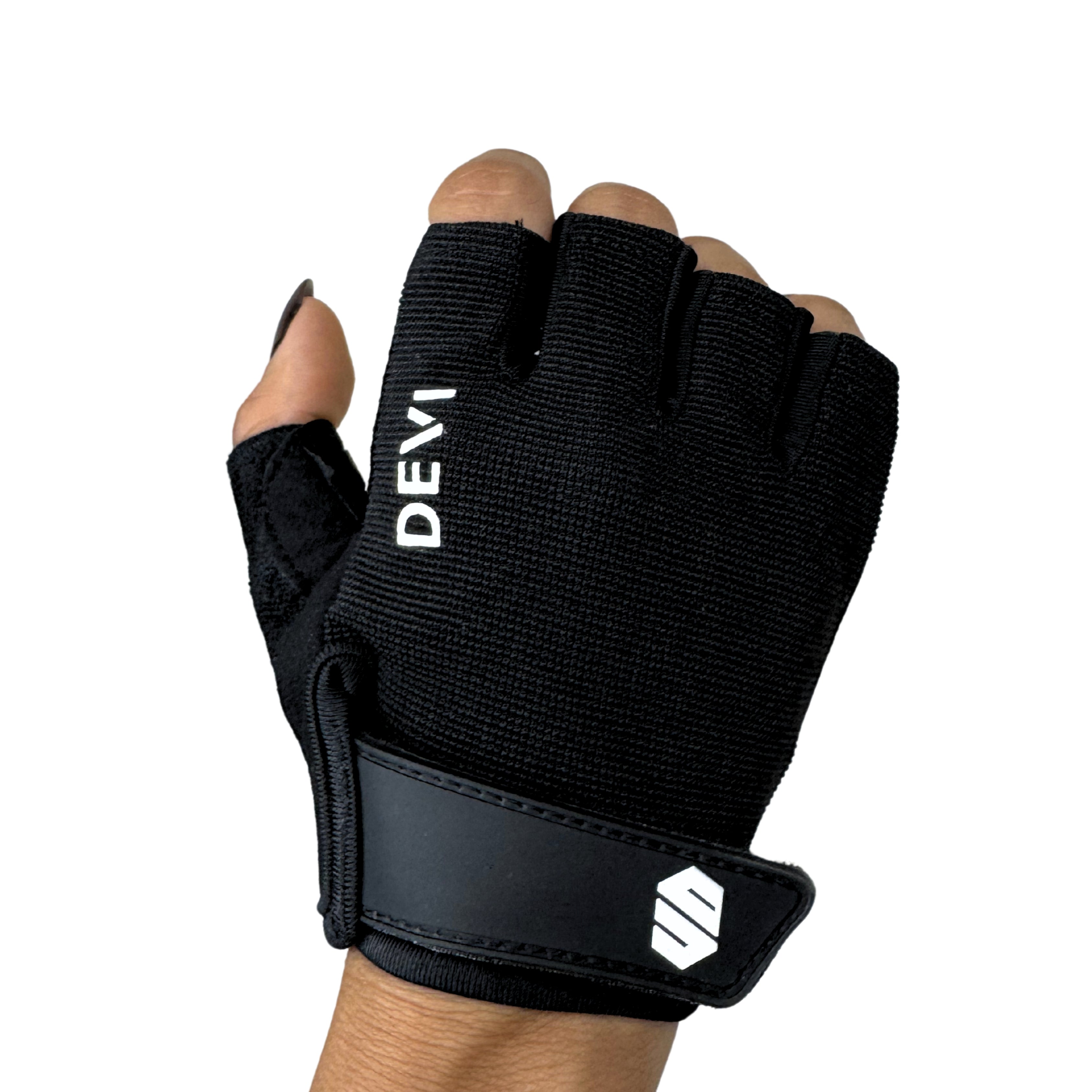 GUANTES DEPORTIVOS PARA EL GYM- NEGRO