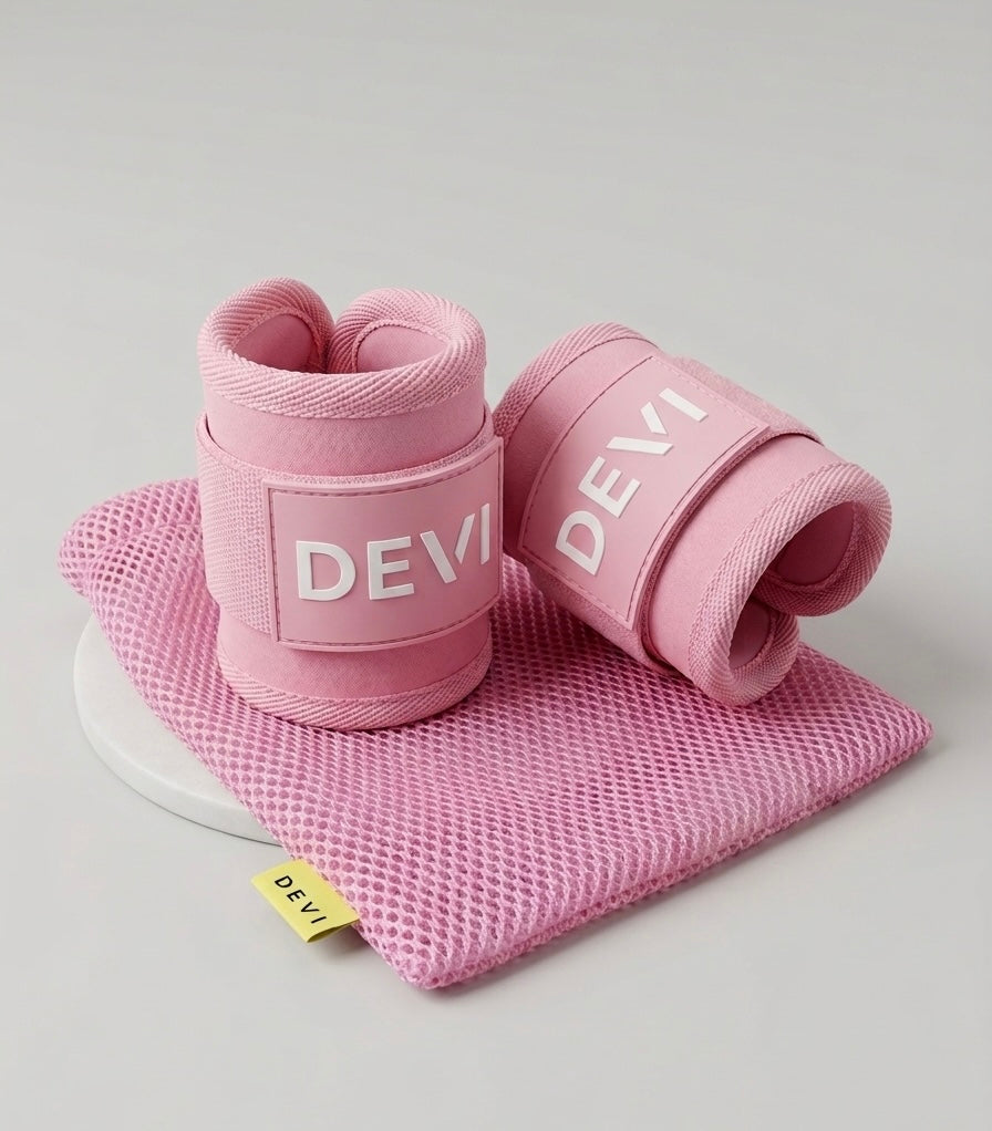 TOBILLERAS PARA POLEA- ROSA