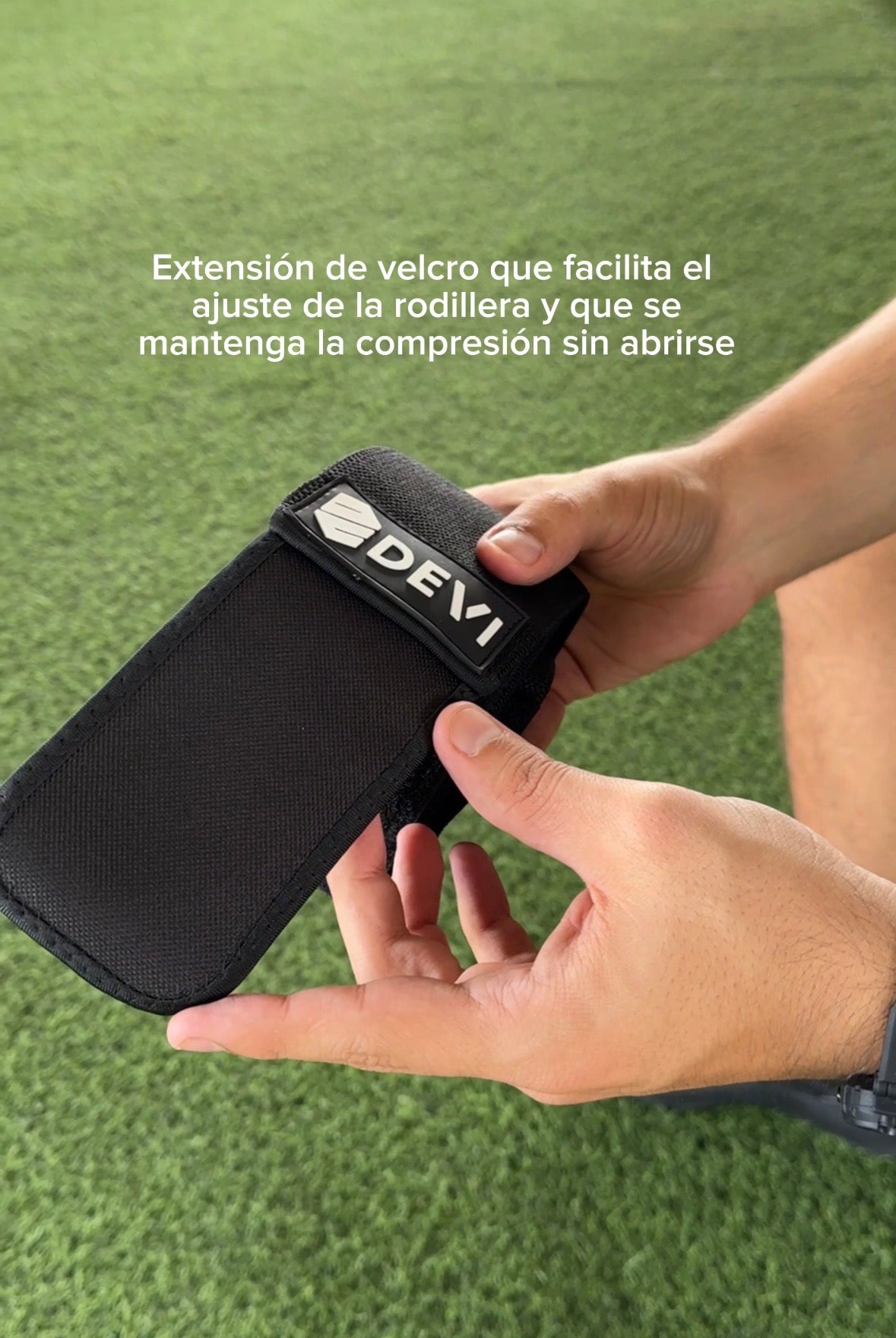 RODILLERAS VENDA GYM- NEGRO/GRIS