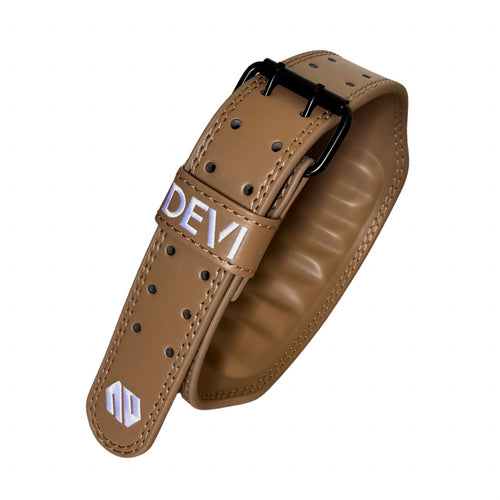 CINTURON CUERO 7MM GYM - BEIGE