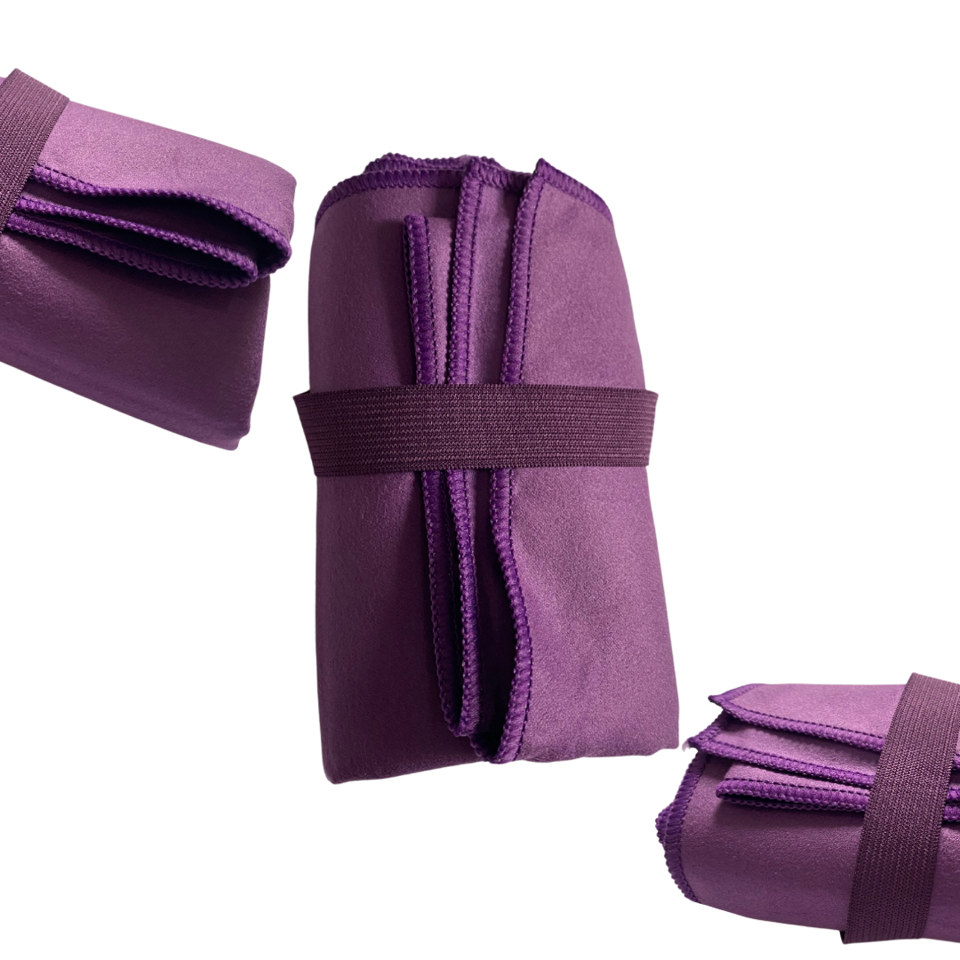 TOALLA MICROFIBRA- MORADO