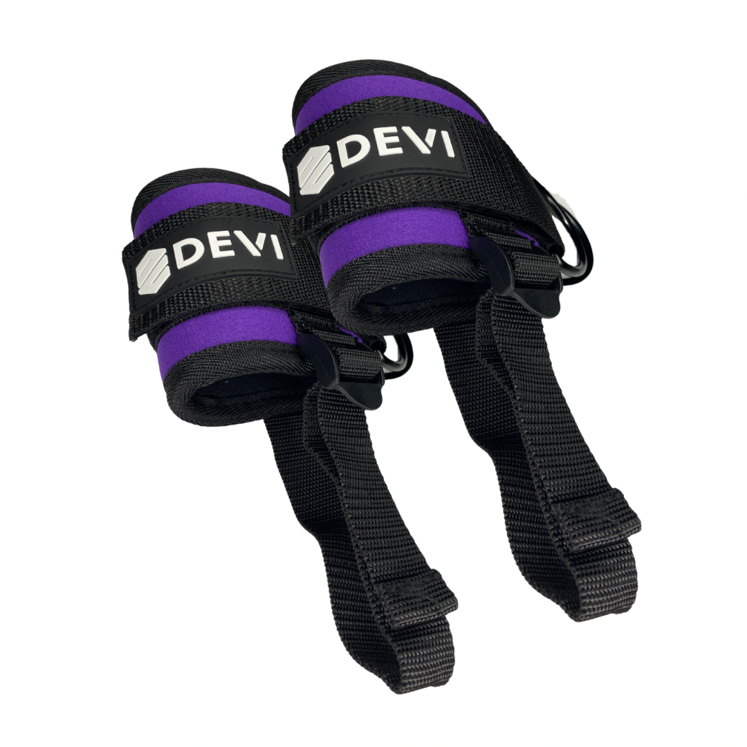 TOBILLERAS PARA POLEA CON CORREA- NEGRO