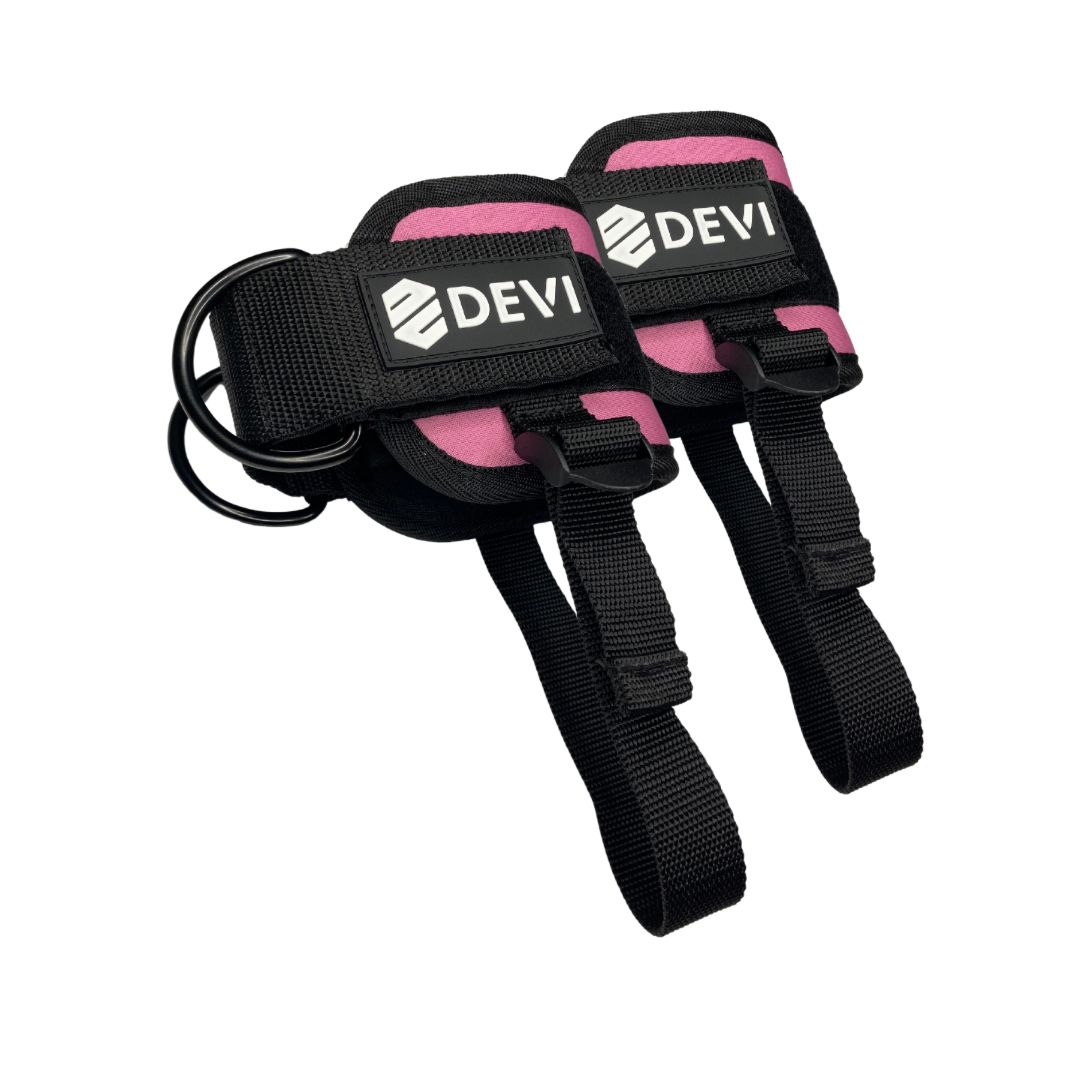 TOBILLERAS PARA POLEA CON CORREA- NEGRO