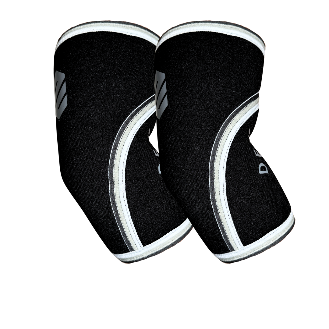 CODERAS NEOPRENO PARA GYM- NEGRO